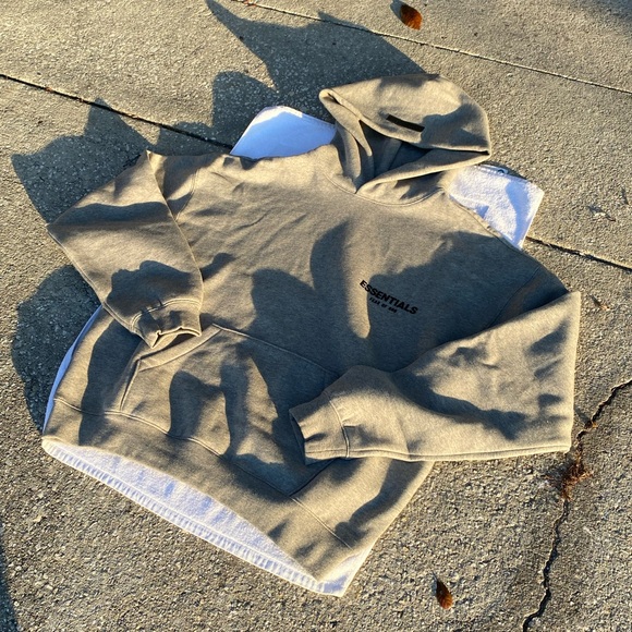 Grey Essentials Hoodie - Picture 3 of 4